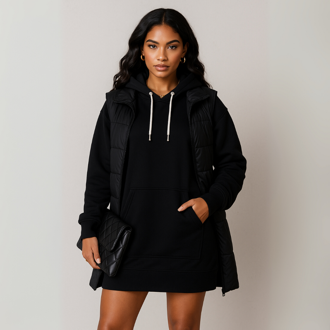 Oversized Longline Hoodie Dress