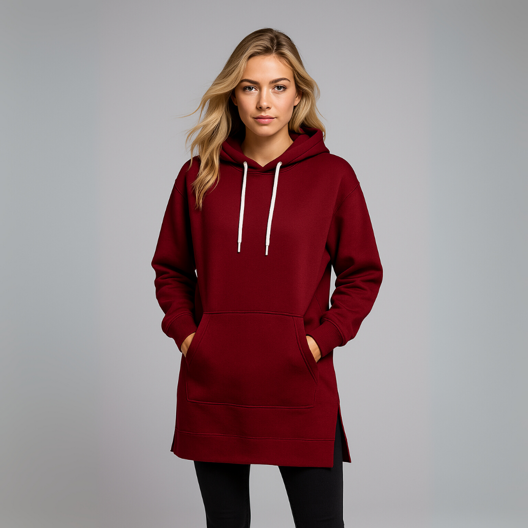 Oversized Longline Hoodie Dress
