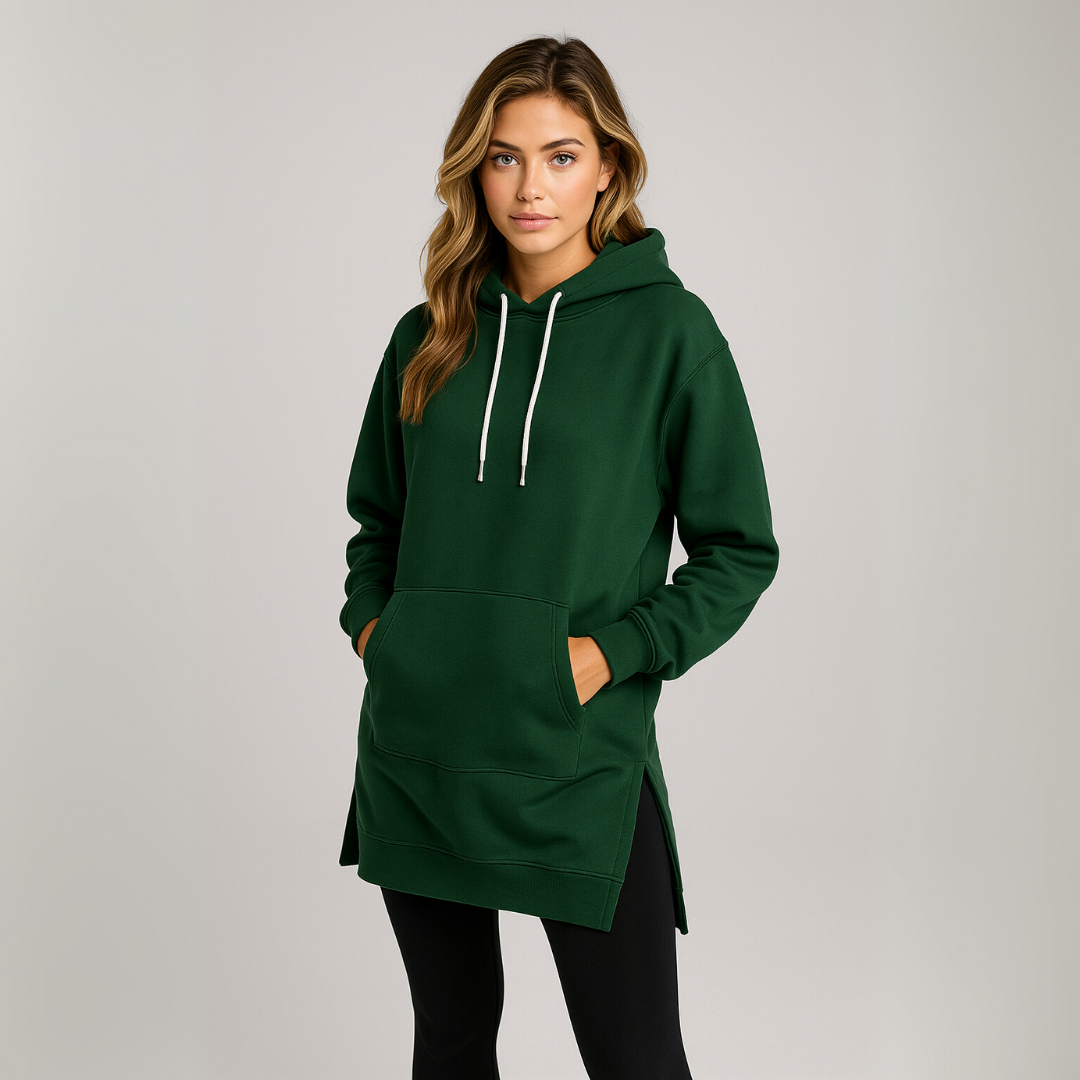 Oversized Longline Hoodie Dress