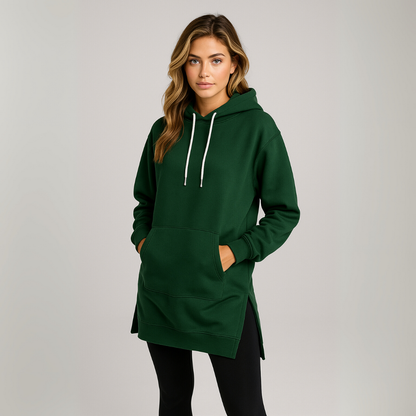Oversized Longline Hoodie Dress