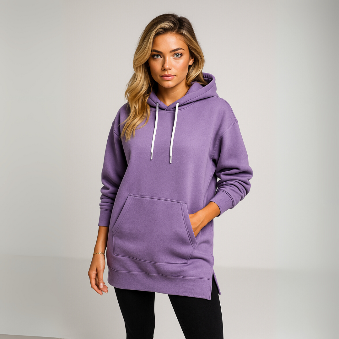 Oversized Longline Hoodie Dress