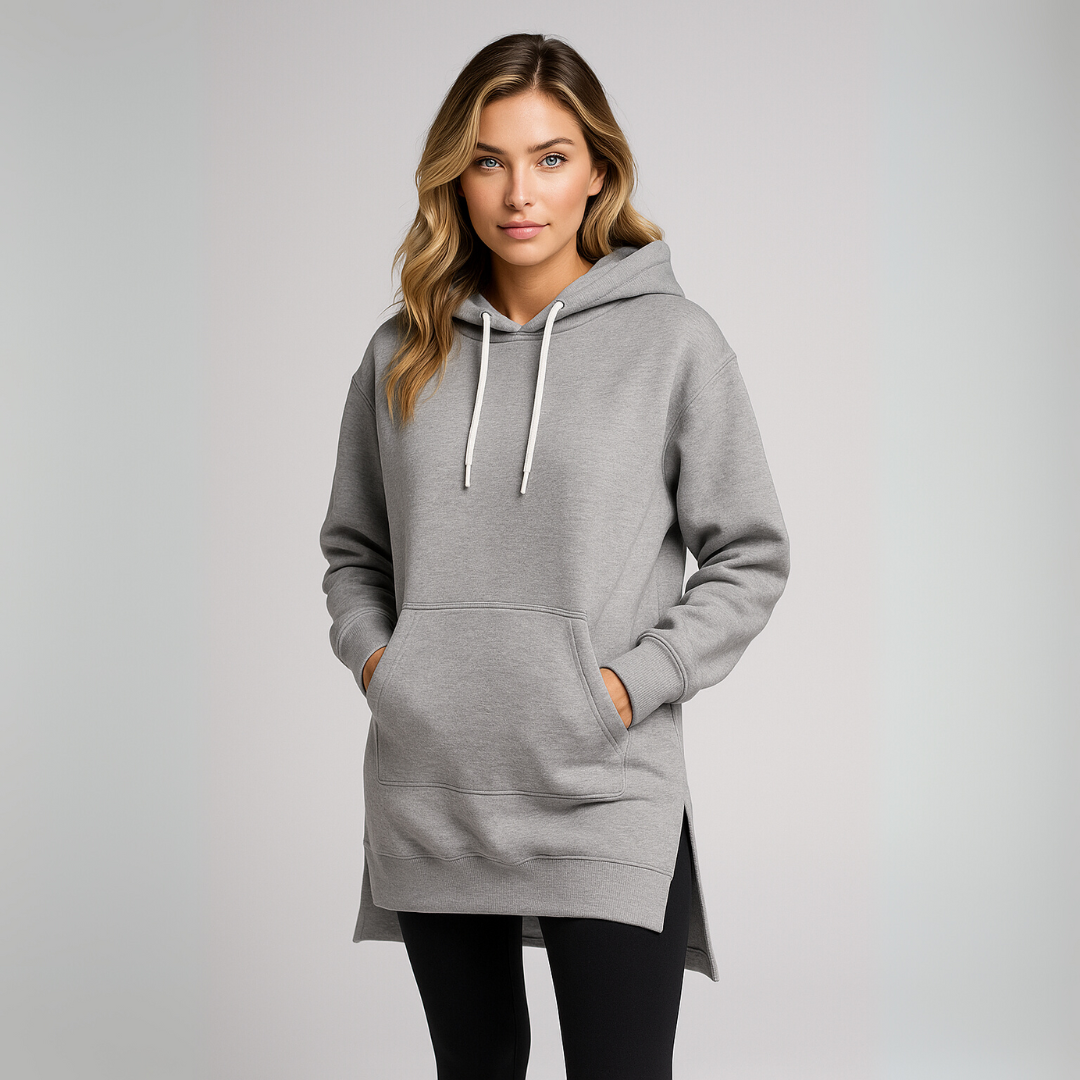 Oversized Longline Hoodie Dress