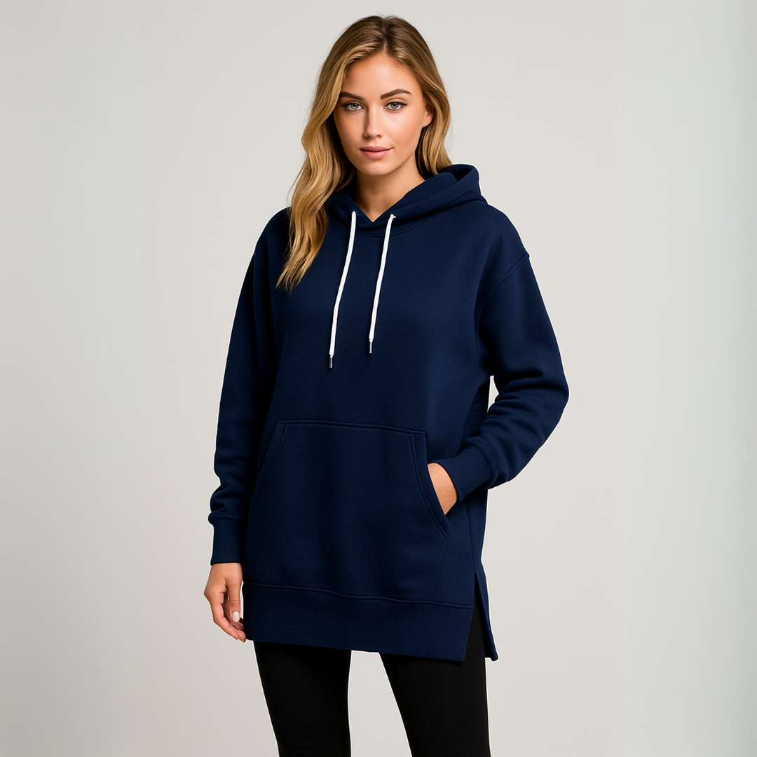 Oversized Longline Hoodie Dress